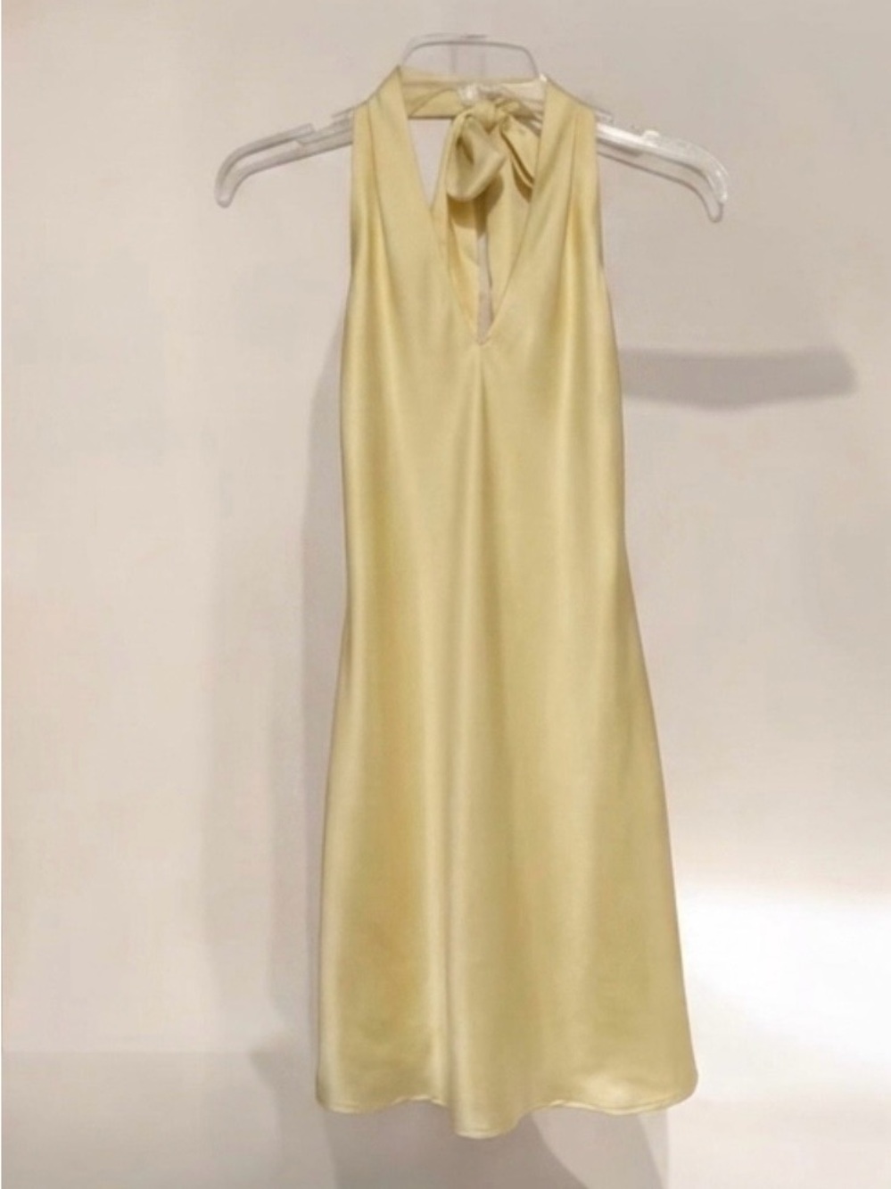 wild fable  Yellow Halter Tie Dress